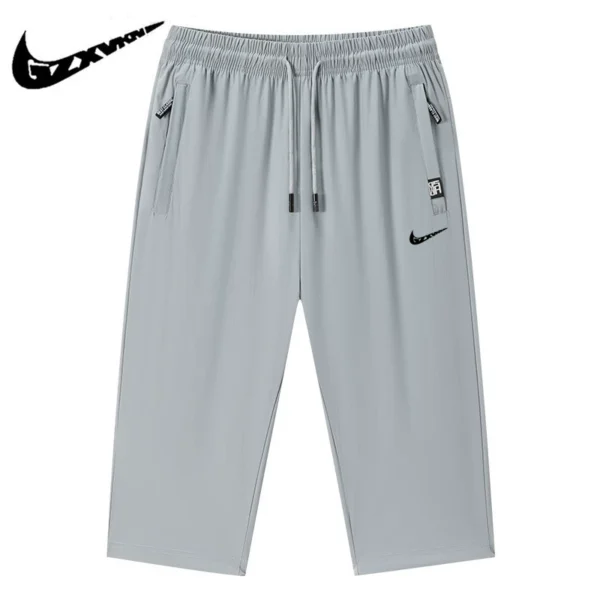 Men's Mid-Length Shorts Ice Silk Quick-Dry Summer 099