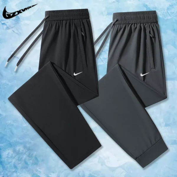 Men's Quick-Dry Pants Ice Silk Breathable Summer LS6688