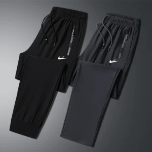 Men's Quick-Dry Pants Ice Silk Plus Size Summer -2201