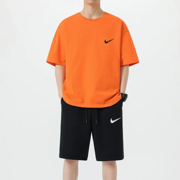 Men's Sports Set (2-Piece) Cotton Summer KQ-2312