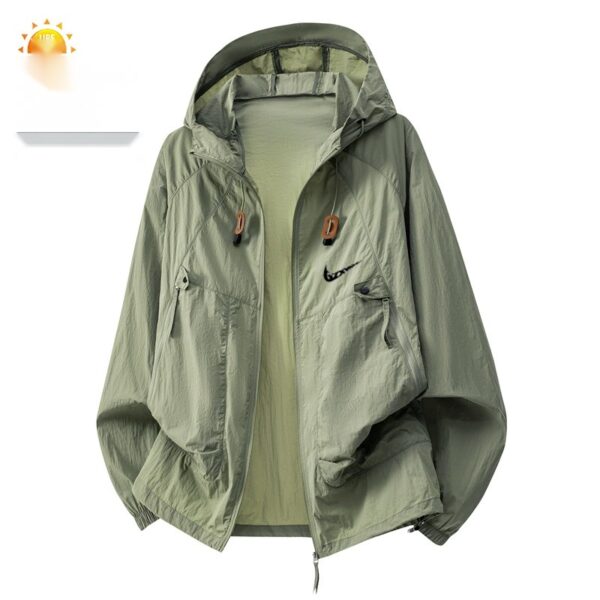 Men's Sun Protection Jacket Ice Silk Couple Style Summer 2390