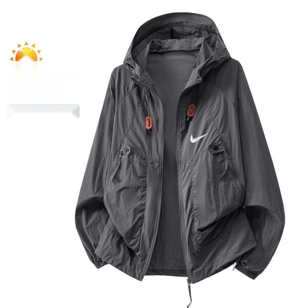 Men's Sun Protection Jacket Ice Silk Couple Style Summer 2390