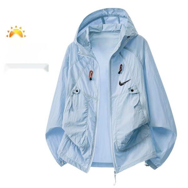 Men's Sun Protection Jacket Ice Silk Couple Style Summer 2390