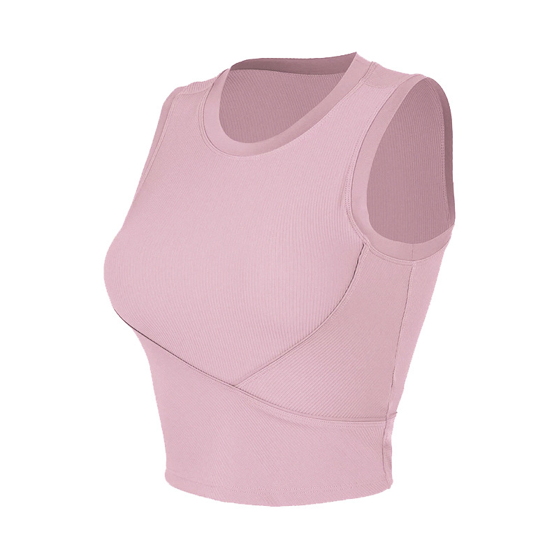 Ribbed Seamless Padded Sports Camisole Custom Available