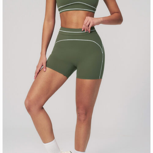 详情-36 High Waisted Tummy Control Tank Top Biker Shorts Set, Customizable