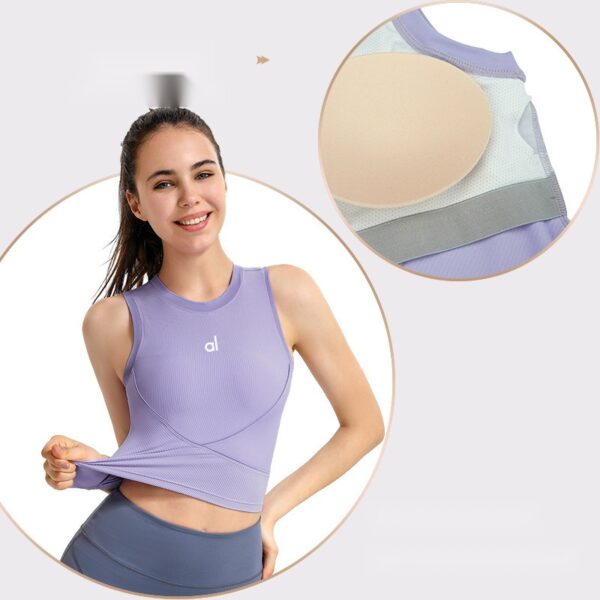 Women's Tank Top Quick-Dry Built-in Bra bx