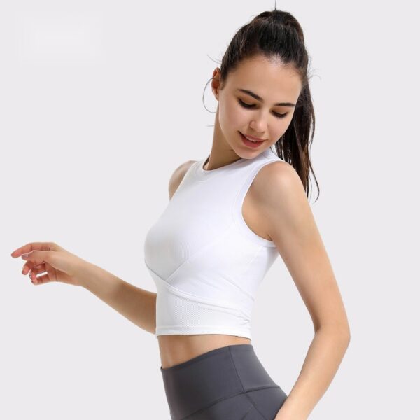 Women's Tank Top Quick-Dry Built-in Bra bx