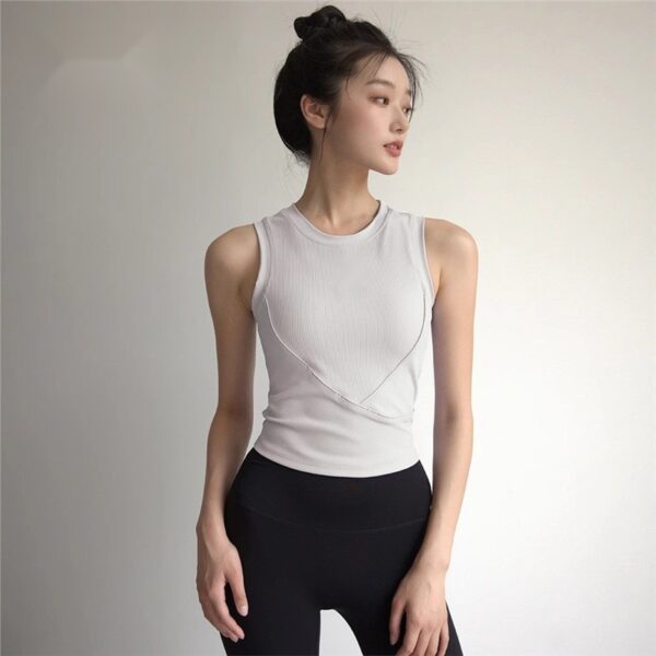Women's Tank Top Quick-Dry Built-in Bra bx