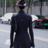 02-2-1.jpg Stand-Collar Gold-Zip Slim Yoga Jacket – High-Stretch Long-Sleeve Shaping Activewear Cardigan OEM Wholesale