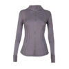 15-1.jpg Stand-Collar Gold-Zip Slim Yoga Jacket – High-Stretch Long-Sleeve Shaping Activewear Cardigan OEM Wholesale