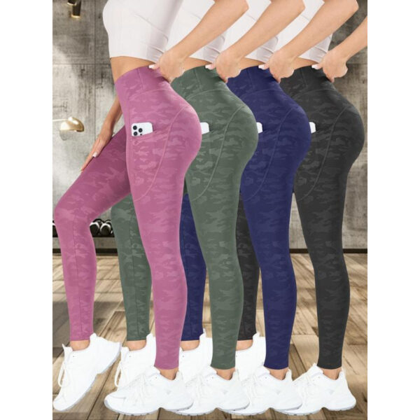 c00-1.jpg High-Waist Camo Yoga Leggings – Quick-Dry Slim Fit 7/8 Length with Pockets OEM Wholesale
