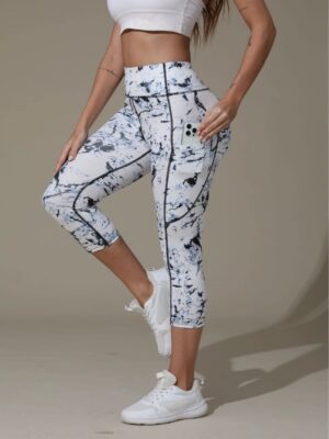 c01-2-1.jpg High-Waisted Pattern Yoga Leggings – Printed Soft Stretch Fitness Pants (OEM / Wholesale)