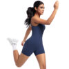 c02-11-1.jpg Naked-Feel Strap Yoga Bodysuit – Short-Sleeve Stripe Dance Fitness One-Piece (6673) OEM Wholesale