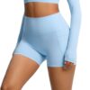 c04-10-1.jpg High-Waist Yoga Shorts with Pockets – Quick-Dry 3-Inch Biker Shorts (7109) OEM Wholesale