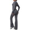 c04-7-1.jpg Naked-Feel Zipper Long-Sleeve Yoga Bodysuit Jumpsuit – Wide-Leg Flared One-Piece Gym Suit OEM Wholesale