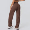 c05-13-1.jpg High-Waist Straight-Leg Yoga Pants – Thin Skin-Friendly Quick-Dry Fitness Pants (Peach-Bum Series) OEM Wholesale
