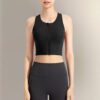 c05-23-1.jpg Front-Zip High-Support Sports Bra – Anti-Bacterial Quick-Dry Running Yoga Vest with Padded Cups (No.319) OEM Wholesale