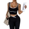 c05-4-1.jpg High-Waisted Scrunch-Bum Yoga 2-Piece Set – Sports Bra Top + Leggings (OEM / Wholesale)