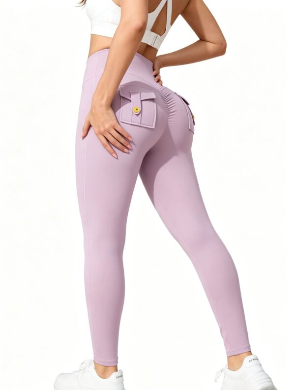c05-5-1.jpg Quick-Dry High-Waisted Scrunch Yoga Leggings – Naked-Feel Spandex Stretch Pants (OEM / Wholesale)