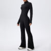 c06-11-1.jpg Naked-Feel Zipper Long-Sleeve Yoga Bodysuit Jumpsuit – Wide-Leg Flared One-Piece Gym Suit OEM Wholesale
