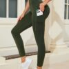 c06-7-1.jpg High-Waisted Solid Slim-Fit Yoga Leggings – Quick-Dry Run / Workout Pants (OEM / Wholesale)
