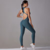 c07-17-1.jpg Zipper Shaping Yoga Bodysuit One-Piece – Tummy-Control Cutout Backless Long-Leg Suit (6661) OEM Wholesale