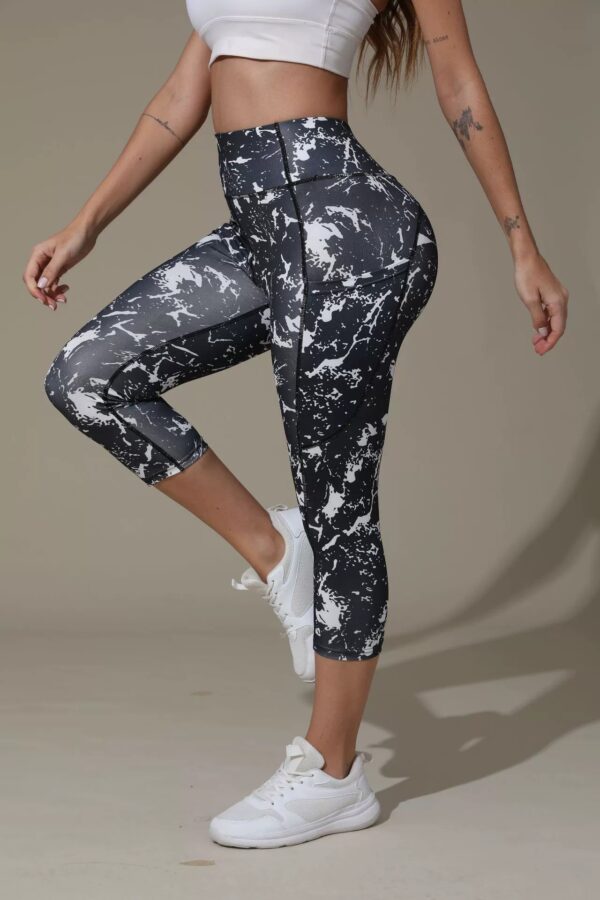 c07-3-1.jpg High-Waisted Pattern Yoga Leggings – Printed Soft Stretch Fitness Pants (OEM / Wholesale)