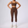 c08-8-1.jpg Slim-Fit Tummy-Control Yoga 2-Piece Set – Pockets High-Waisted Workout Set (OEM / Wholesale)