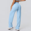 c09-12-1.jpg High-Waist Straight-Leg Yoga Pants – Thin Skin-Friendly Quick-Dry Fitness Pants (Peach-Bum Series) OEM Wholesale