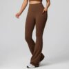 c09-6-1.jpg High-Waisted Flared / Wide-Leg Shaping Yoga Pants – Pockets, Tummy Control (OEM / Wholesale)
