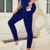 c09-7-1.jpg High-Waisted Solid Slim-Fit Yoga Leggings – Quick-Dry Run / Workout Pants (OEM / Wholesale)