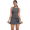 c10-15-1.jpg Tennis Skirt Bodysuit One-Piece – Cool-Touch Backless Slimming Dress with Built-in Shorts (6672) OEM Wholesale