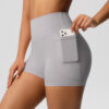 c11-10-1.jpg High-Waist Yoga Shorts with Pockets – Quick-Dry 3-Inch Biker Shorts (7109) OEM Wholesale