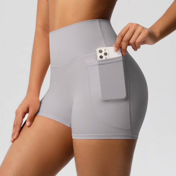 c11-10-1.jpg High-Waist Yoga Shorts with Pockets – Quick-Dry 3-Inch Biker Shorts (7109) OEM Wholesale