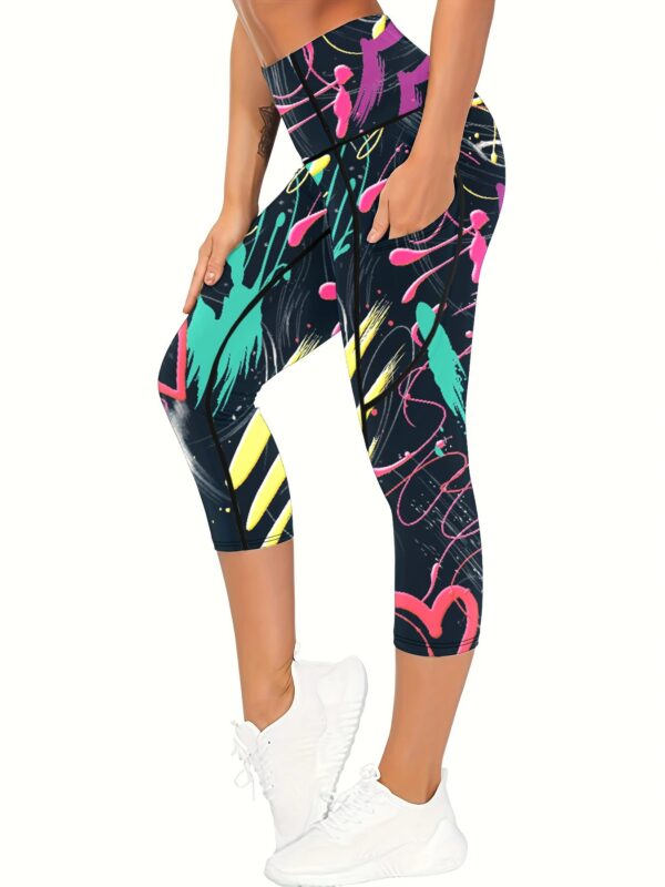 c11-3-1.jpg High-Waisted Pattern Yoga Leggings – Printed Soft Stretch Fitness Pants (OEM / Wholesale)