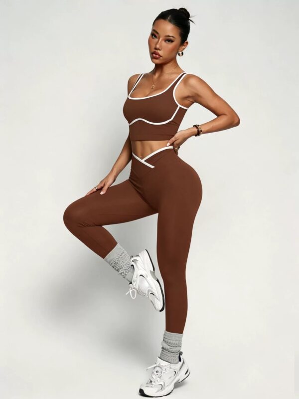 c11-4-1.jpg High-Waisted Scrunch-Bum Yoga 2-Piece Set – Sports Bra Top + Leggings (OEM / Wholesale)