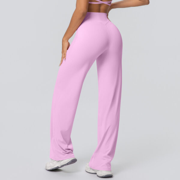 c11-9-1.jpg High-Waist Straight-Leg Yoga Pants – Thin Skin-Friendly Quick-Dry Fitness Pants (Peach-Bum Series) OEM Wholesale