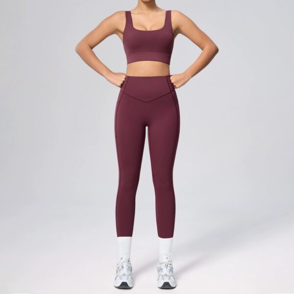 c12-4-1.jpg Slim-Fit Tummy-Control Yoga 2-Piece Set – Pockets High-Waisted Workout Set (OEM / Wholesale)