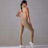 c13-9-1.jpg Zipper Shaping Yoga Bodysuit One-Piece – Tummy-Control Cutout Backless Long-Leg Suit (6661) OEM Wholesale