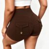 c15-3-1.jpg Quick-Dry High-Waisted Scrunch Yoga Leggings – Naked-Feel Spandex Stretch Pants (OEM / Wholesale)