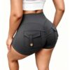 c18-3-1.jpg Quick-Dry High-Waisted Scrunch Yoga Leggings – Naked-Feel Spandex Stretch Pants (OEM / Wholesale)