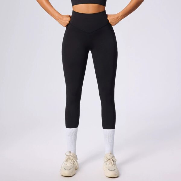 c23-2-1.jpg Slim-Fit Tummy-Control Yoga 2-Piece Set – Pockets High-Waisted Workout Set (OEM / Wholesale)