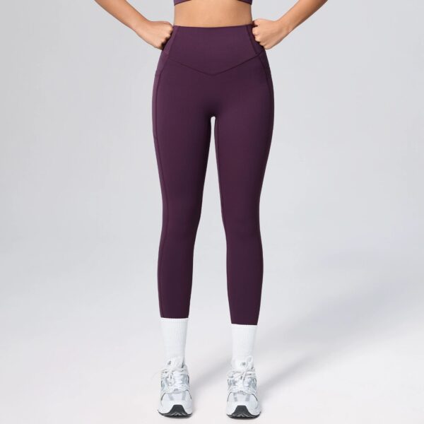 c27-1.jpg Slim-Fit Tummy-Control Yoga 2-Piece Set – Pockets High-Waisted Workout Set (OEM / Wholesale)