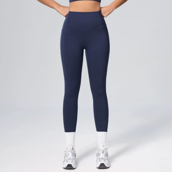 c29-1.jpg Slim-Fit Tummy-Control Yoga 2-Piece Set – Pockets High-Waisted Workout Set (OEM / Wholesale)