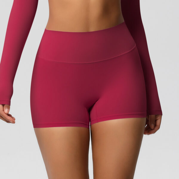 img_023-1.jpg High-Waist Yoga Shorts – Quick-Dry Seamless Gym Shorts (7101 Series) OEM Wholesale