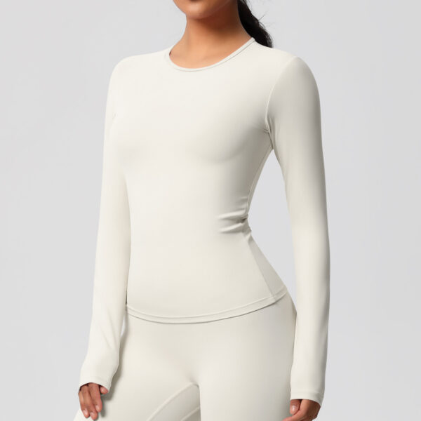 img_029-1.jpg Long-Sleeve Yoga Top – Soft Stretch Workout Top (7102 Series) OEM Wholesale