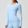 img_032-1.jpg Long-Sleeve Yoga Top – Soft Stretch Workout Top (7102 Series) OEM Wholesale