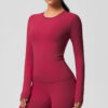 img_033-1.jpg Long-Sleeve Yoga Top – Soft Stretch Workout Top (7102 Series) OEM Wholesale