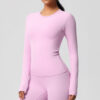img_034-1.jpg Long-Sleeve Yoga Top – Soft Stretch Workout Top (7102 Series) OEM Wholesale