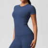 img_037-1.jpg Short-Sleeve Yoga Top – Quick-Dry Breathable (7103 Series) OEM Wholesale